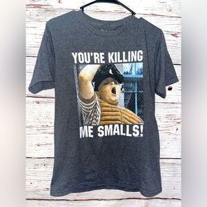 The Sandlot Marled Gray Graphic T-Shirt with Fun Print